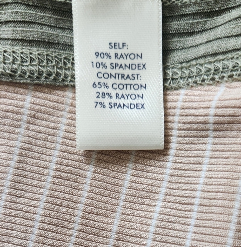 BKE Striped High Neck Tank Top - Picture 2 of 5